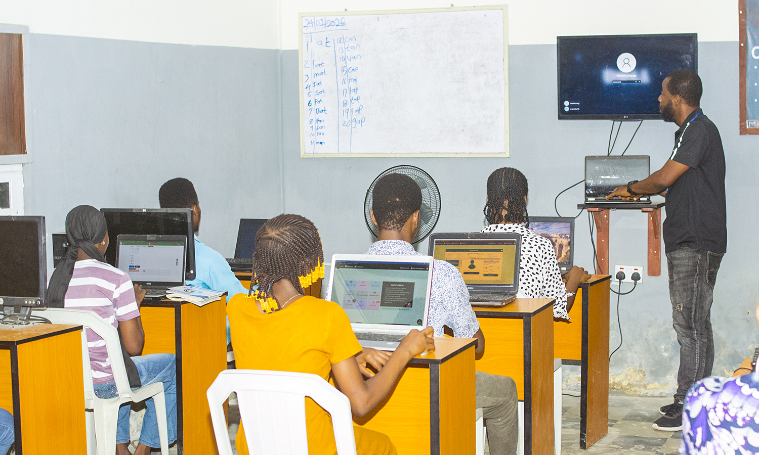 Tech training session at Geosolution